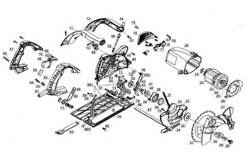 Переключатель HL-8A для бензопилы EINHELL RT-CS 165