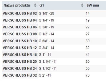 Заглушка для конца шланга 1/4 BSP