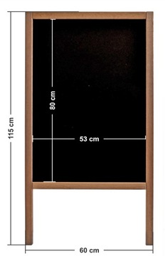 ДЕРЕВЯННЫЙ РЕКЛАМНЫЙ СТЕНД СО БЕСПЛАТНЫМ МАРКЕРОМ