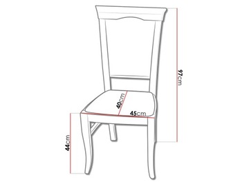 KRZESŁO K13 Tapicerowane Drewniane do Jadalni