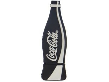 ФЛЕШКА 8 ГБ USB-БУТЫЛКА COCA COLA ЧЕРНЫЙ БЕЛЫЙ