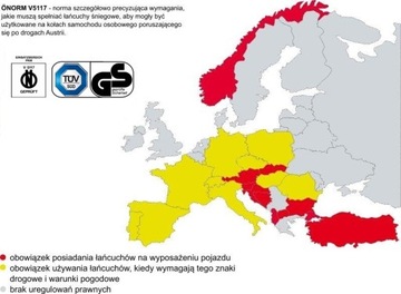 ЦЕПИ ПРОТИВОСПОЛЬЗОВАНИЯ НА КОЛЕСА 255/45-18 235/45-19