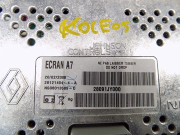 фото thumb №6, Екран дисплей renault koleos 08-12 28091jy000