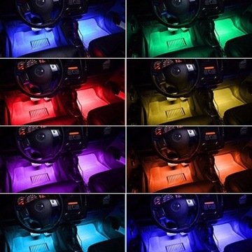 ОСВЕЩЕНИЕ САЛОНА АВТОМОБИЛЯ 4x12 CAR RGB