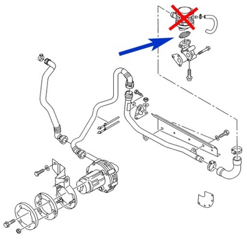 Клапанная крышка SAI 1.6 1.8 VW Passat Audi A4 S4 A6