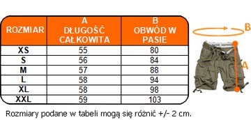 KRÓTKIE SPODENKI DIVISION M65 SURPLUS + PAS 6XL