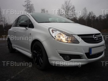 ПЕРЕДНИЙ СПОЙЛЕР OPEL CORSA D TFB ТЮНИНГ