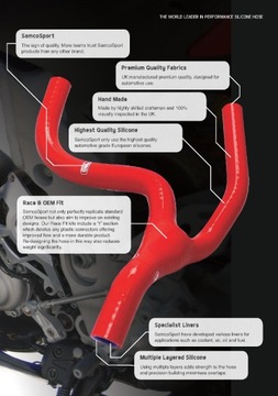 #SAMCO Sport BMW-1 silikonowe węże BMW G 450 X