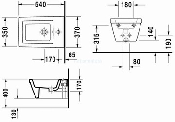 ВОЗМОЖНОСТЬ! Биде подвесное Duravit 2nd Floor 225415