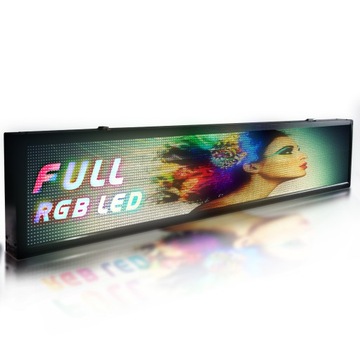 Рекламный светодиодный экран RGB 200x40 см