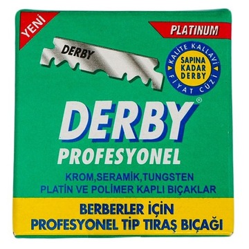 Лезвия для бритвы Derby HALF 100 шт. Нержавеющая сталь