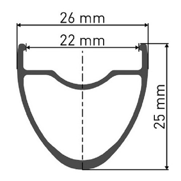 DT Swiss RR 481 700c 28H дисковый обод