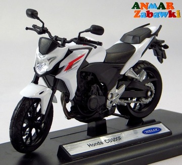 HONDA CB500F МЕТАЛЛИЧЕСКАЯ МОДЕЛЬ WELLY MOTOR 1:18