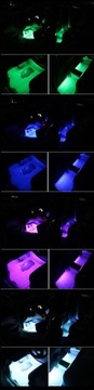 ОСВЕЩЕНИЕ КАБИНЫ 4x9 RGB МУЗЫКАЛЬНЫЙ ЗВУКОВОЙ ДАТЧИК