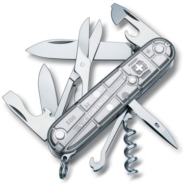 Victorinox 1.3703.T7, Карманный нож Climber, 91 мм, 14 функций, Silver Tech