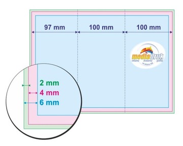 ЛИСТОВКИ А4 10000 ШТ. 130G DL/A5 СЛОЖЕННЫЕ ЛИСТОВКИ