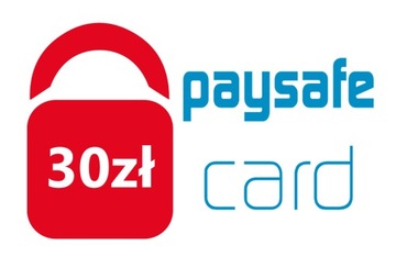 PaySafeCard 30 злотых Карта кошелька с PIN-кодом PSC 30 злотых