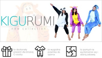 КОМБИНЕЗОННЫЙ КОСТЮМ КИГУРУМИ ПИЖАМА КИГУ M