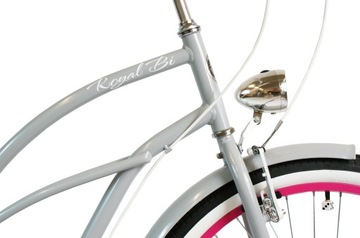 Велосипед женский Beach Cruiser 26, розовый, 3 скорости, ретро женский PINK ROYALBI