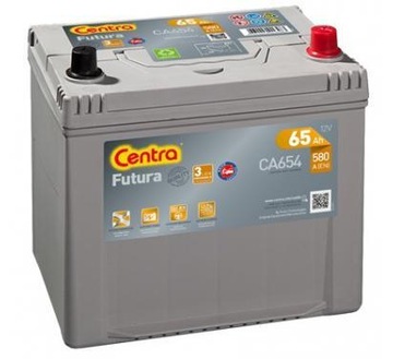 АККУМУЛЯТОР CENTRA FUTURA 65AH, 580A, CA654, CA654, P+