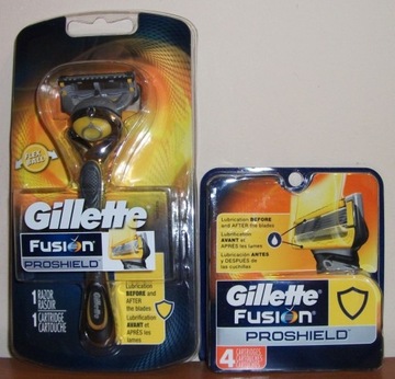 Gillette Fusion Proshield Flexball + 4 картриджа б/пу