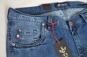 DŁUGIE spodnie Clubing jeans 96-98cm pas L38