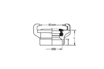 Оригинальный когтевой соединитель GEKA 1 1/4'' GZ 10 бар