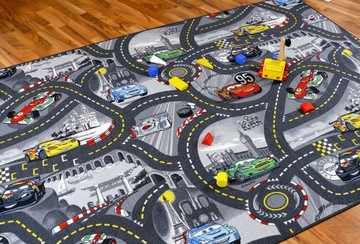 КОВЕР DISNEY CARS 200x330 Городские улицы Цвета