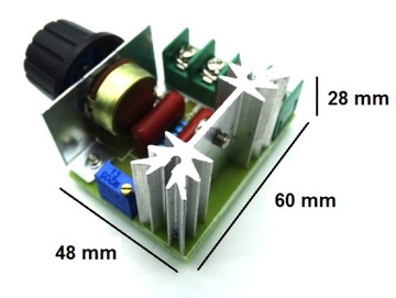 Регулятор скорости двигателя, напряжение 2000Вт 230В