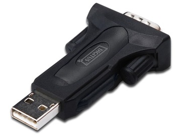 Адаптер-конвертер USB RS485 DB9 COM Кабель Digitus