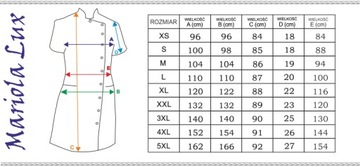 SUKIENKA/FARTUCH medyczna BAWEŁNA r. 4XL