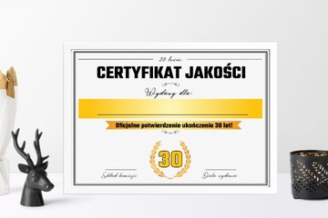 ПОДАРОЧНЫЙ СЕРТИФИКАТ на 30-летие, доставка!