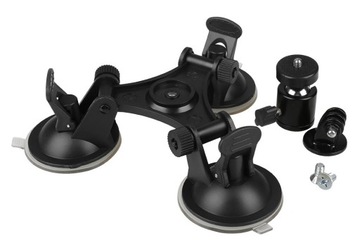 Монтажный держатель TRIPLE SUCTION CUP для стекла GoPro