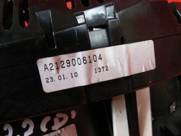фото thumb №6, Mercedes w207 2.2 cdi спидометр манометр a2129006104 eu