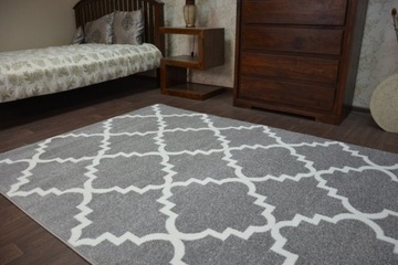 Ковер 180x270 CLOVER GREY/WHITE SK #GR2165