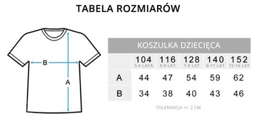 KOSZULKA KIBICA Z GODŁEM POLSKI CZERWONA ROZ. 116