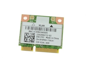 Dell Wireless 1703 DW1703 FXP0D б/г/н Bluetooth