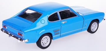 FORD CAPRI 1969 ГОДА МОДЕЛЬ METAL WELLY 1:24 СИНИЙ