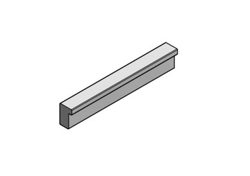 UCHWYT MEBLOWY DO MEBLI ALUMINIUM FE-12 158/128 mm