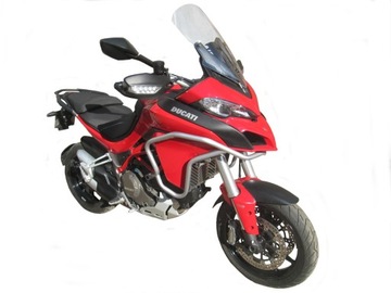 Пороги безопасности HEED Ducati Multistrada 1200/950 - серебристые