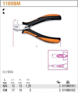 БОКОЗЕЗЫ BETA ДЛЯ ELEKTRA 1188BM/125