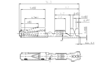 РАЗЪЕМ PIN FMA 000979009 без уплотнений 10 шт.