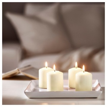 IKEA HEMSJO CANDLE СВЕЧИ 4 ШТ/15 ЧАСОВ