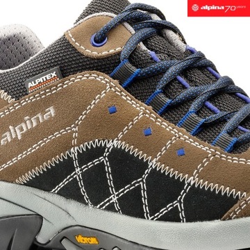 КОЖАНЫЕ трекинговые туфли ALPINA TROPEZ VIBRAM, размер 46