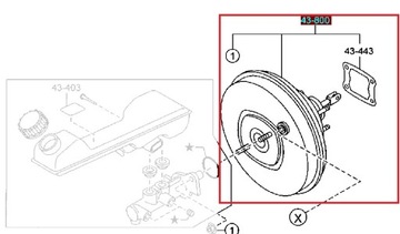 СЕРВОТОРМОЗНОЙ НАСОС НОВЫЙ OE MAZDA CX-9