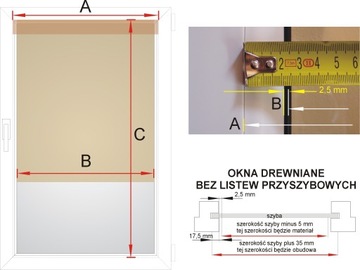 ВНУТРЕННИЕ КАССЕТНЫЕ РОЛЬСТАВНИ AL, размеры 116x150 A