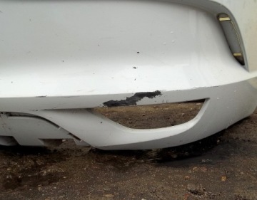 Renault megane gdand coupe 16-17 бампер задняя gda Недорого, фото thumb