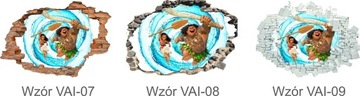 3D наклейки MOANA VAIANA на стену 160x110см на выбор