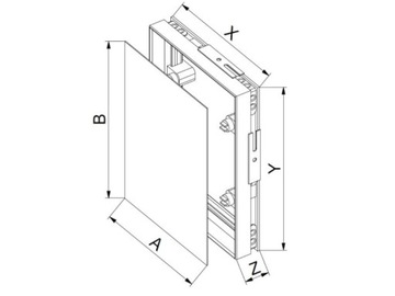 КРЫШКА МАСКИ AWENTA REVISION MPCV6 20x30 ПВХ ГЛАЗУРЬ