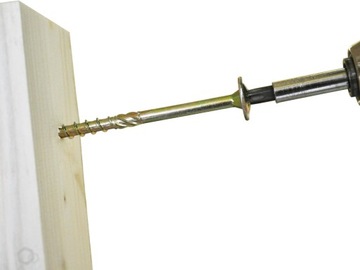 WKRĘTY CIESIELSKIE WKCP 10x400 TORX ŁEB TALERZOWY PODKŁADKOWY KLIMAS 25szt